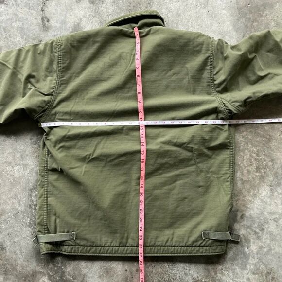 Vintage 80s Military USN A-2 Deck Jacket Size 42 - Picture 8 of 9